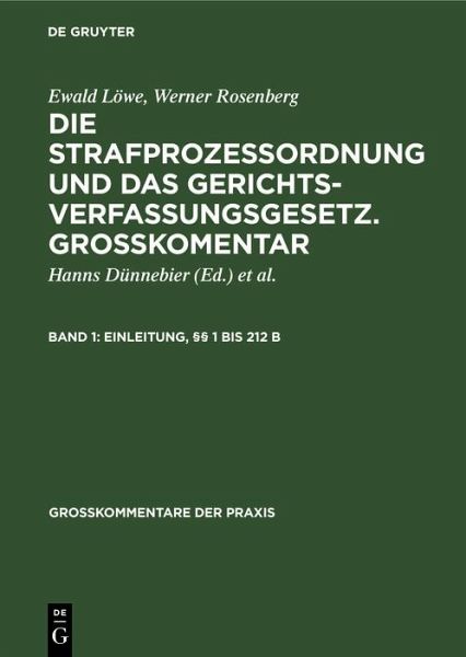 Einleitung, §§ 1 bis 212 b (eBook, PDF)