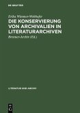Die Konservierung von Archivalien in Literaturarchiven (eBook, PDF)