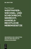 Wertpapier-, Wechsel- und Scheckrecht, Seerecht, handelsrechtliche Nebengesetze (eBook, PDF)