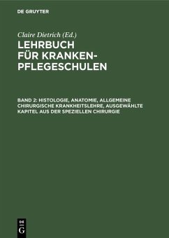 Cover Histologie, Anatomie, allgemeine chirurgische Krankheitslehre, ausgewählte Kapitel aus der speziellen Chirurgie (eBook, PDF)