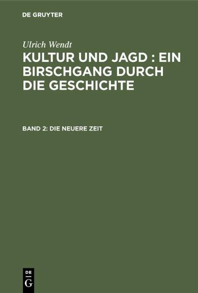 Die neuere Zeit (eBook, PDF)