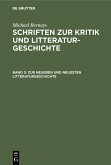 Zur neueren und neuesten Litteraturgeschichte (eBook, PDF)