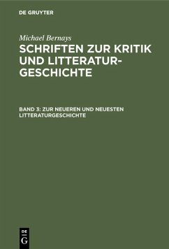 Cover Zur neueren und neuesten Litteraturgeschichte (eBook, PDF)