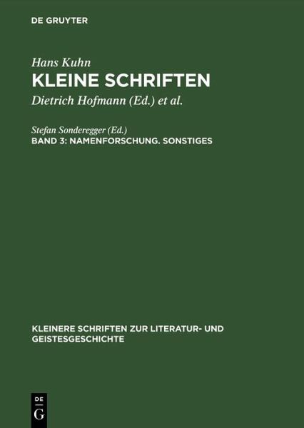 Namenforschung. Sonstiges (eBook, PDF) Namenforschung. Sonstiges (eBook, PDF)