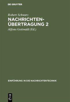 Nachrichtenübertragung 2 (eBook, PDF) - Schwarz, Robert