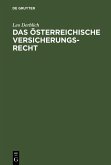 Das österreichische Versicherungsrecht (eBook, PDF)