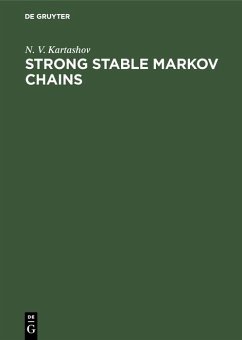 Strong Stable Markov Chains (eBook, PDF) - Kartashov, N. V.