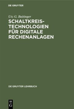 Cover Schaltkreistechnologien für digitale Rechenanlagen (eBook, PDF)