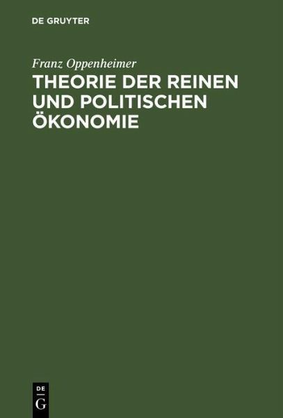 Theorie der reinen und politischen Ökonomie (eBook, PDF) Theorie der reinen und politischen Ökonomie (eBook, PDF)
