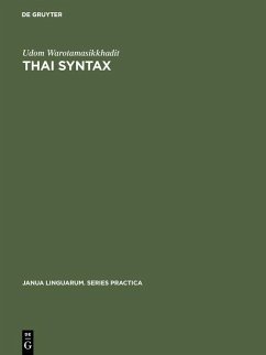 Thai Syntax (eBook, PDF) - Warotamasikkhadit, Udom