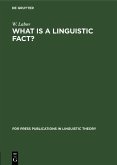 What is a linguistic fact? (eBook, PDF)