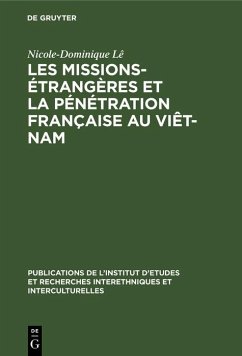 Cover Les missions-étrangères et la pénétration française au Viêt-Nam (eBook, PDF)
