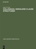 Colloquial Sinhalese Clause Structures (eBook, PDF)