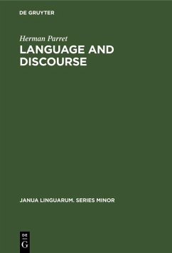 Language and Discourse (eBook, PDF) - Parret, Herman