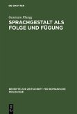 Sprachgestalt als Folge und Fügung (eBook, PDF)