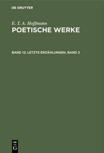 Letzte Erzählungen, Band 2 (eBook, PDF) Letzte Erzählungen, Band 2 (eBook, PDF)