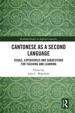 Cover Cantonese as a Second Language (eBook, PDF)