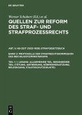 1. Lesung: Allgemeiner Teil. Besonderer Teil (Tötung, Abtreibung, Körperverletzung, Beleidigung, Staatsschutzdelikte) (eBook, PDF)