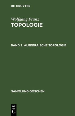 Algebraische Topologie (eBook, PDF) - Franz, Wolfgang