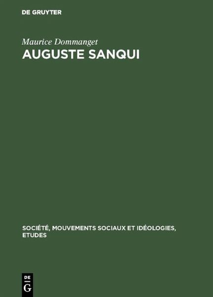 Auguste Sanqui (eBook, PDF)