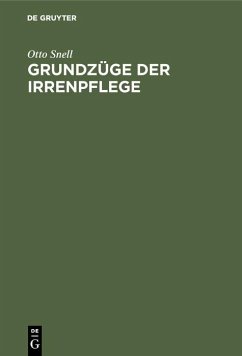Cover Grundzüge der Irrenpflege (eBook, PDF)