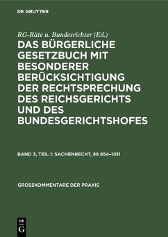 Sachenrecht, §§ 854-1011 (eBook, PDF)