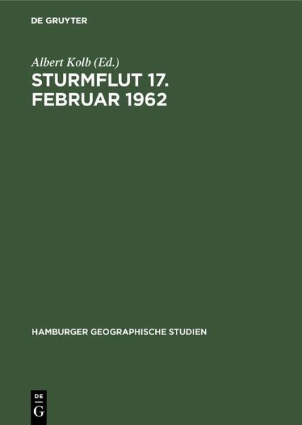 Sturmflut 17. Februar 1962 (eBook, PDF) Sturmflut 17. Februar 1962 (eBook, PDF)