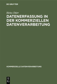 Cover Datenerfassung in der kommerziellen Datenverarbeitung (eBook, PDF)