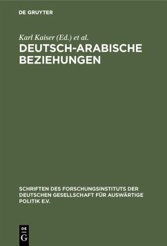 Cover Deutsch-arabische Beziehungen (eBook, PDF)