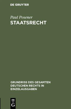 Cover Staatsrecht (eBook, PDF)