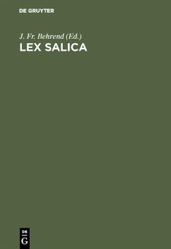 Cover Lex Salica (eBook, PDF)