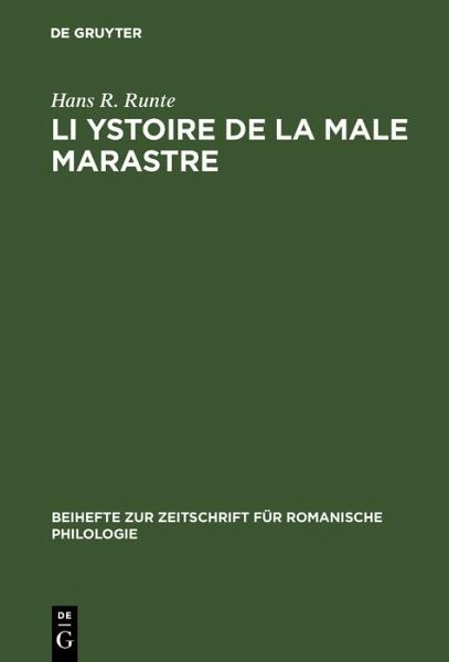 Li Ystoire de la male marastre (eBook, PDF)