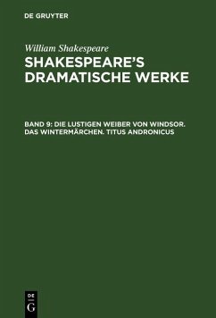 Cover Die lustigen Weiber von Windsor. Das Wintermärchen. Titus Andronicus (eBook, PDF)
