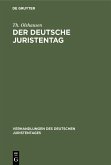 Der deutsche Juristentag (eBook, PDF)