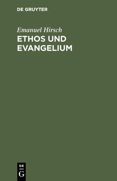 Cover Ethos und Evangelium (eBook, PDF)
