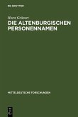Die Altenburgischen Personennamen (eBook, PDF)