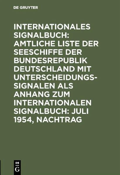 Juli 1954, Nachtrag (eBook, PDF) Juli 1954, Nachtrag (eBook, PDF)