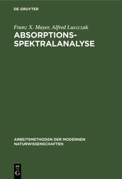 Cover Absorptions-Spektralanalyse (eBook, PDF)