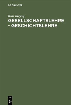 Gesellschaftslehre - Geschichtslehre (eBook, PDF) Cover Gesellschaftslehre - Geschichtslehre (eBook, PDF)