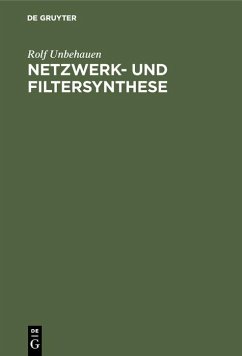 Netzwerk- und Filtersynthese (eBook, PDF) - Unbehauen, Rolf