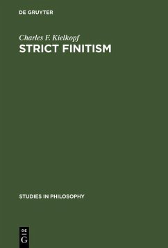 Cover Strict finitism (eBook, PDF)