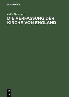 Cover Die Verfassung der Kirche von England (eBook, PDF)