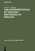 The Interpretation of Deviant Sentences in English (eBook, PDF)