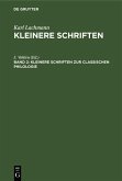 Kleinere Schriften zur classischen Philologie (eBook, PDF)