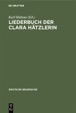 Liederbuch der Clara Hätzlerin (eBook, PDF)