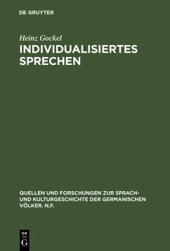 Cover Individualisiertes Sprechen (eBook, PDF)