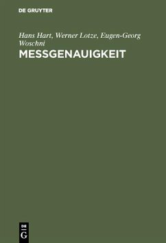 Meßgenauigkeit (eBook, PDF) - Hart, Hans; Lotze, Werner; Woschni, Eugen-Georg