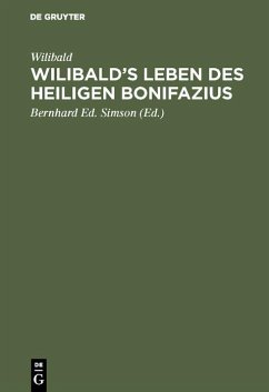 Cover Wilibald's Leben des heiligen Bonifazius (eBook, PDF)