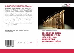 La gestión para resultados y su relación con programas presupuestales - Facundo Muñoz, Antonio Alejandro