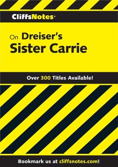 Cover CliffsNotes on Dreiser's Sister Carrie (eBook, ePUB)